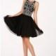 Black Mon Cheri MCS11620 - Short Chiffon Dress - Customize Your Prom Dress