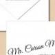 Change All Colors! Calligraphy Address Wedding Envelope Template (A7): Text-Editable in Microsoft® Word, Printable, Instant Download