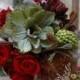 Real Touch Wedding Bouquet / Succulent Wedding Bouquet / Real Touch Succulent Wedding Bouquet / Silk Wedding Bouquet / Rose Wedding Bouquet