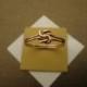 Double Knot Ring, 14K Rose Gold Filled