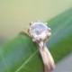 WHITE TOPAZ ring, white topaz engagement ring, diamond alternative, modern conflict free gem, ecofriendly gem, topaz gold ring, Valentine's