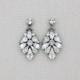 Crystal Bridal earrings, Wedding earrings, Wedding jewelry, Swarovski earrings, Bridal jewelry, Statement earrings, Antique silver earrings