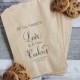 Wedding Cookie Bags, All You Need is Love and Cookies, Cookie Wedding Favors, Wedding Treat Table, Personalized Wedding Favors, Favor Bags