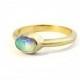 18k Gold & Australian Opal Ring