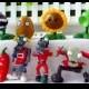 Plants VS Zombies  Birthday Cake Toppers  1"- 3" Tall ( 10 - pc Set )