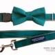 Dog Bow Tie - Hunter Green