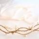 Bridal hair vine, wedding hair vine, Crystal vine, bridal hair vine crystal gold, gold wedding accessories 1