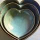 pottery heart bowls - wheel thrown pottery - 4 inches