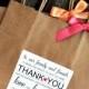 Personalized "Thank You" Wedding Welcome Bag