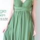 Plus Size Sage Green Bridesmaid Dress Maxi infinity Dress Prom Dress Convertible Dress Wrap Dress