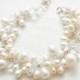 Freshwater Pearl Bridal Bracelet, Cluster Bracelet, Pearl Wedding Bracelet, Bridal Jewelry