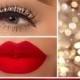 Gold And Red Makeup