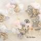 Boutonnieres, Champagne, Silver, Tan, Beige, Ivory, Pink, Gray, Corsages, Groomsmen, Skeleton Key, Mother of the Bride, Elegant Wedding