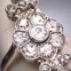 Antique Diamond Wedding Ring Platinum Engagement Victorian Edwardian Vintage c.1900 2.16ctw