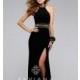 Long Faviana Prom Dress with Side Slit and Open Back - Discount Evening Dresses 
