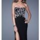 Sequin Lace Jersey Gown by La Femme 20536 - Bonny Evening Dresses Online 