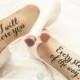 Wedding Shoes Decal I Will Love You Every Step Of The Way Shoes Sticker Wedding Decal Wedding Sticker Bride Shoes Decal