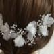 Bridal Hair vine, 3D floral hair vine , Bridal hair piece, Wedding hair piece, Floral vine, Bridal hair comb, Bridal hair accessories