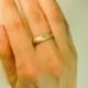 14 Karat Gold Ring - 4mm X 1.5mm Gold Wedding Band - Mens Gold Wedding Band - Womens Gold Wedding Ring - Plain 14K Gold Band - 14K Gold Ring