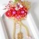 Chinese wedding~Asian wedding~qipao~Asian wedding favors~Double happiness wedding favor~Chinese hair comb~Magpie couple birds symbol of love