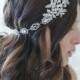 SALE-  Bridal Head Band, Wedding headband, Rhinestone and Pearl headband, Bridal Headband, Bridal Hair Accessory, Wedding hair Accessory