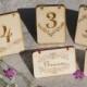 Custom table number * Wooden table number * free standing table name * custom Wedding table sign * personalized wedding table decoration