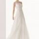 2017 Admirable A-line One-Shoulder Tulle Sweep Train Wedding Dress In Canada Wedding Dress Prices - dressosity.com