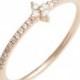 Bony Levy Diamond Flower Stack Ring (Nordstrom Exclusive)