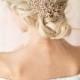 Rose Gold, Antique Gold, Silver Boho Headpiece, Opal Flower Hair Crown, Hair Vine Wreath, Wedding Headband - 'ZOYA'