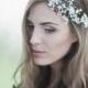 Wedding Headpiece , Bridal Headdress, Swarovski Wedding Headband,  Crystal Pearl Bridal Hair Accessory