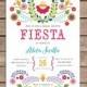 Fiesta bridal shower invitation / mexican bridal shower  / printable invitations / printed invitations