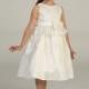 Off-White Lace Peplum & Taffeta Dress Style: DSK426 - Charming Wedding Party Dresses