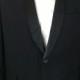 1980s Tuxedo Jacket - Mens Shawl Lapel Tux from Seno size 42S - New Years Party