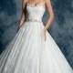 Alfred Angelo 893 Ball Gown Sequin And Lace Wedding Dress, Ivory Size 12