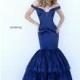 Black Sherri Hill 50734 - Mermaid Long Lace Dress - Customize Your Prom Dress
