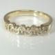 Vintage Diamond Wedding Band 14k Yellow Gold With 8 Round Diamonds .25 Carats Total Weight Size 6 3/4