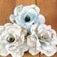 30 Pcs Maps Paper Roses for Weddings and Craft Projects