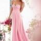 Gorgeous Chiffon Sweetheart Neckline Raised Waistline A-line Wedding Dress - overpinks.com