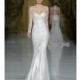 Pronovias - Spring 2014 - Yissel Embroidered Tulle Mermaid Wedding Dress with Beaded Long Sleeves - Stunning Cheap Wedding Dresses
