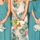 Green Boho Bridesmaid Dress