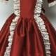Princess Dress with Ruffles. Lace. Puffy Sleeves. Girls Victorian Style Dress. Weddings, Birthday. Ballet. Optional Pantaloons available