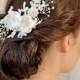 Wedding Hair comb Bridal Headpiece Wedding Headpiece  Fascinate Bridal  Hair Piece Flower Headpiece Wedding Hair Flower - AMÉLIE