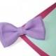 Lilac wedding Lavender bow tie Lilac bow tie Lavender wedding Lilac linen men's tie Lavender kids bow ties For infant Toddler necktie Grooms