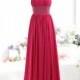Sheath-Column Sweetheart Natural Floor Length Chiffon Sleeveless Bridesmaid Dress PR2129 - Top Designer Wedding Online-Shop