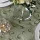 Swirl Embroidered Organza Table Runner (many colors available)