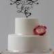 Love Birds Cake Topper. This Love cake topper is the perfect cake topper for your Valentine, Engagement, Wedding or Anniversary cake.
