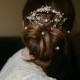 Bridal mantilla decorated hair comb - Adelaide No. 2147