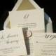 Gold Foil and Black Letterpress Wedding Invitation Suite with custom wax seal Deposit, foil wedding invitations, wedding invites