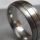 Titanium Mens Ring, Wedding Band, Anniversary, Rings