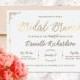 Bridal Shower Invitation, Printable, Bridal Brunch, Wedding Shower Invitation, Modern Calligraphy, Gold Foil